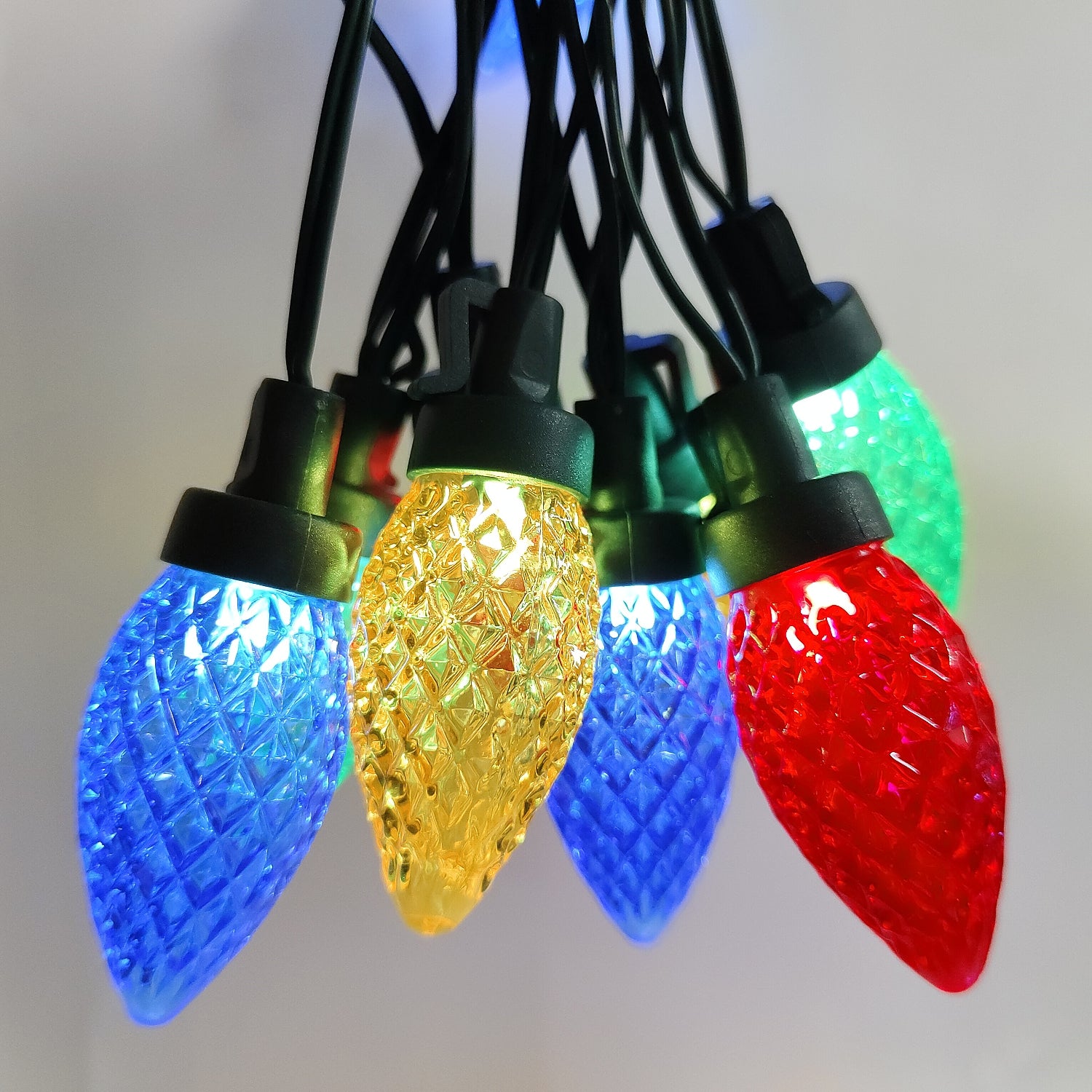 110V Multicolor C9 LED String Lights